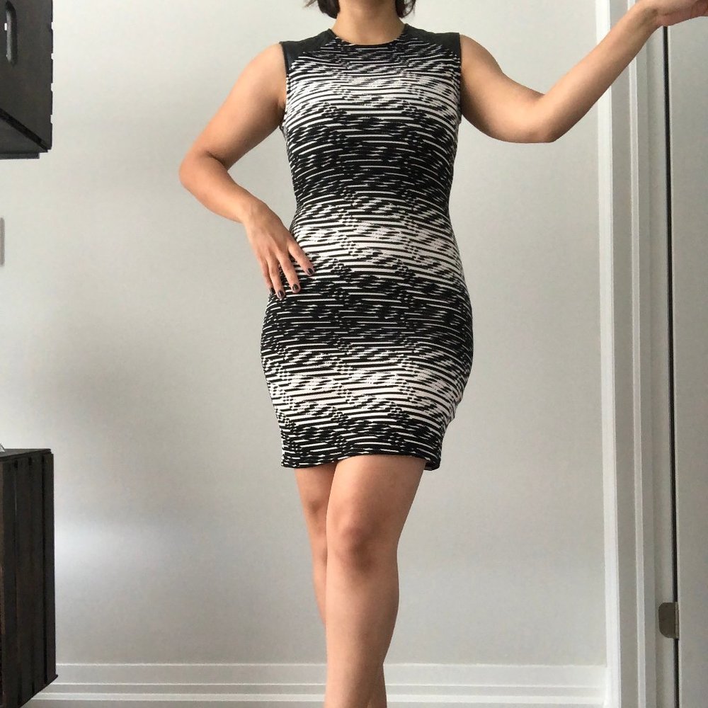 Marciano Black & White Dress